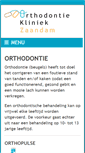 Mobile Screenshot of orthodontiekliniek.nl