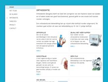 Tablet Screenshot of orthodontiekliniek.nl